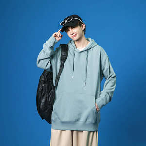 Sudaderas con capucha de peso pesado 500GSM de algodón Unisex sudaderas cálidas y cómodas ropa Premium directo de fábrica al por mayor personalizado - Product Image 2