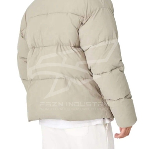 Chaquetas de hombre personalizadas ligeras al por mayor burbuja acolchada poliéster Logo parche Puffer mujeres y chaquetas de hombre - Product Image 2