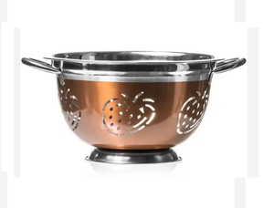 Juego de lavabo de colador profundo de acero inoxidable para cocina, artículos básicos para el hogar, frutas, verduras, arroz, colador, suministro de fábrica - Product Image 3