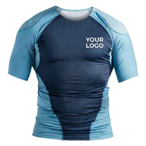 BJJ Compression Training Shirt | Long Sleeve <b>Rashguard</b> | Spandex/Polyester | Eco-Friendly & Quick Dry | OEM/ODM Service - Product Image 1