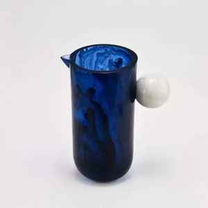 Designer Handmade Resin Epoxy <b>Water</b> Pitcher Premium <b>Jug</b> for Home Dining Decor Serving Gift - Product Image 1