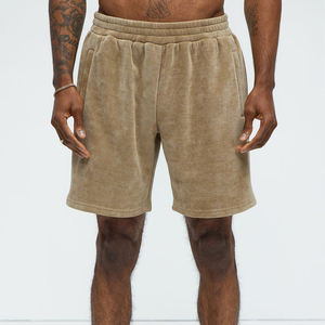 100% Organic Cotton <b>Shorts</b> Sets for <b>Men</b> <b>Towel</b> <b>Short</b> Print Custom Logo Summer Casual Streetwear - Product Image 1