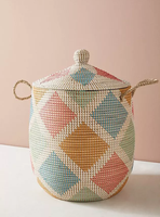 Panier élégant en jonc de mer fabriqué à partir de jonc de mer naturel pour la décoration du salon et l'organisation de la maison Fournisseur en gros Durable