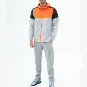 Latest Men Custom Logo Wholesale Outdoor Woven Softshell <b>Waterproof</b> Windbreaker <b>Tracksuits</b> Jacket For Men - Product Image 2