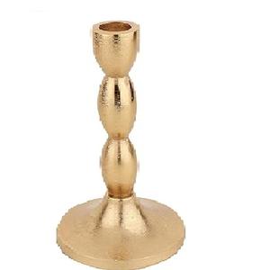 Portavelas de aluminio hecho a mano elegante sofisticado detalles intrincados para decoración del hogar de Pascua Navidad boda festiva - Product Image 1