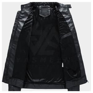 Chaqueta de invierno de piel de vaca para hombre de talla personalizada al por mayor, impermeable, a prueba de viento, transpirable, servicio OEM para uso en exteriores - Product Image 3