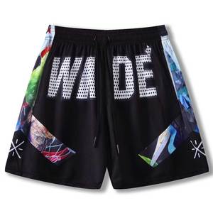 Nouveaux shorts en maille décontractés pour hommes et femmes, shorts de basket-ball, de natation, de course à pied, de sport, en polyester respirant, shorts de sublimation - Product Image 1