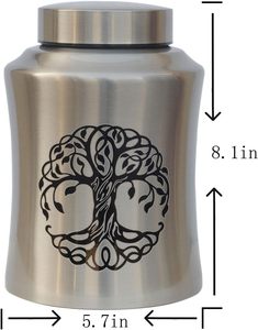 Urne funéraire pour cendres pour adultes jusqu'à 160lbs Arbre de vie Urnes funéraires pour cendres humaines - Product Image 4