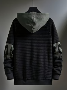 OEM Sweat à capuche oversize pour hommes de haute qualité avec logo personnalisé nouveau design de poches imprimées pour l'hiver - Product Image 2