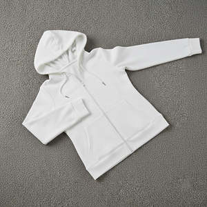 เสื้อฮู้ดสตรีทไซส์ใหญ่พิเศษมีซิปสำหรับผู้หญิงปักโลโก้ได้ตามต้องการสวมใส่สบายป้องกันรอยยับ - Product Image 2