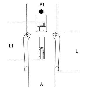 Extractores de engranajes BETA de dos patas para extractores - Product Image 2