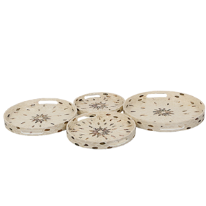 Las mejores bandejas de nácar elegantes naturales de tendencia, bandejas decorativas y para servir hechas a mano, precios al por mayor de Vietnam - Product Image 5