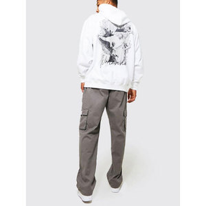 Pantalon cargo multi-poches uni pour homme, pantalon utilitaire d'extérieur 2025 - Product Image 5