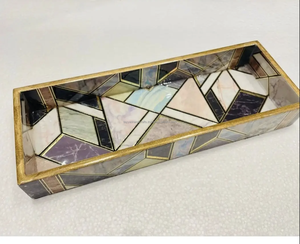 Ensemble de plateaux faits à la main, design de créateurs, best-seller, plateau de service, plats en bois, plateau en bois naturel d'Inde - Product Image 2