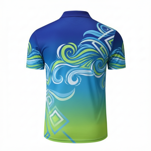 Camisa Casual Negra Sólida al por Mayor, 100% Poliéster, Transpirable, de Secado Rápido, Tejido Jersey, Impresión Digital Totalmente Personalizada para Camisa - Product Image 2