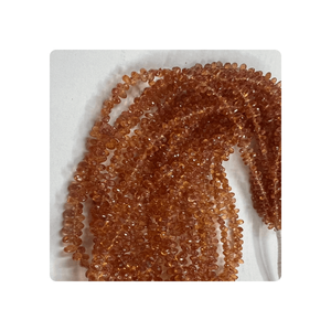 Cuentas Sueltas de Piedras Preciosas de Zafiro Natural Facetadas en Forma de Lágrima, Tamaño Personalizado de 3-5 mm, Calidad Premium, 17 Pulgadas, Certificadas por Terceros - Product Image 5