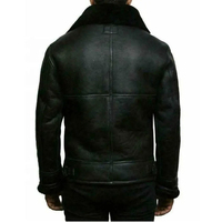 Chaqueta Clásica B3 Varsity Personalizada al por Mayor, Abrigo de Piloto de Aviador de Piel de Oveja Genuina, Transpirable y Cálido para Invierno, de Cuero, Directo de Fábrica