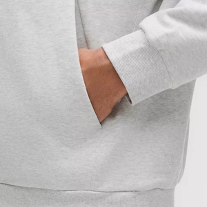 Sweat à capuche en polaire surdimensionné pour hommes Pull streetwear décontracté respirant tricoté brodé Impression numérique Poche kangourou - Product Image 2