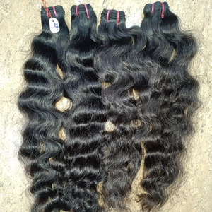 เครื่องต่อผมมนุษย์บริสุทธิ์100% ทอสไตล์อินเดียยืดได้ความยาว14-16นิ้วทุกสี - Product Image 1