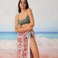 Pareo de Playa Ligero de Algodón 100% con Estampado Personalizado, para el Verano, Venta al por Mayor, Falda y Bufanda de Playa Estilo Boho