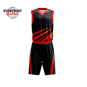 Conjunto de Ropa de Baloncesto Unisex Personalizada de Alta Calidad, 100% Poliéster, Talla Grande, Impresión por Sublimación, 160g - Product Image 3