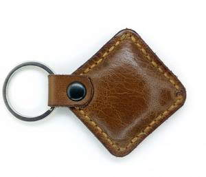 Porte-clés en cuir véritable multifonctionnel personnalisable, accessoires individuels, étiquette pour la promotion de la marque - Product Image 2