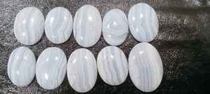 Piedra de Palma de Cristal de Scolecita de Calidad AAA, Piedra Natural de Feng Shui, Piedra de Jabón para Meditación - Product Image 3