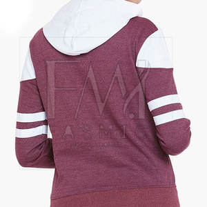 Jersey de algodón 100% para mujer de la mejor calidad, ropa de Yoga de invierno, Sudadera con capucha y sudadera personalizables con logotipo frontal - Product Image 3
