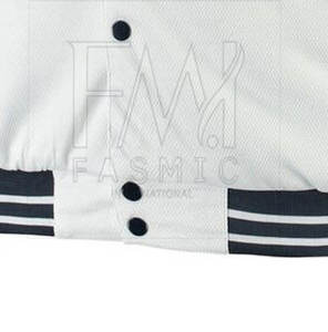 Veste d'université à manches longues en cuir pur avec emballage personnalisé vestes extérieures Letterman pour la saison d'hiver - Product Image 4