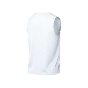 Camiseta sin mangas de moda Logotipo personalizado en blanco 100% Poliéster Camiseta sin mangas de entrenamiento de secado rápido Chaleco Hombres - Product Image 6