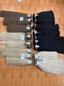 Extensions de cheveux vietnamiens Remy 100% en gros paquets de cheveux humains bruts de bonne qualité noir naturel et toutes les couleurs exportation en vrac - Product Image 5
