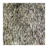 Super luxe haute qualité 100% acrylique peluche fausse fourrure tissu mélange couleur style moderne pour accessoires revêtement chaussures