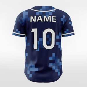 Men's Polyester <b>Baseball</b> Jersey - Sublimation Print & Moisture Wicking, Spring/Autumn Custom OEM/ODM - Product Image 2