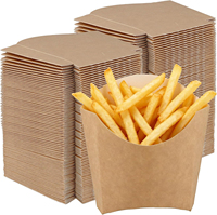 Afhaallocaties voor eten: friet, kipnuggets, kartonnen voedselverpakkingen