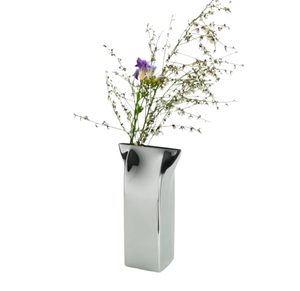 Argent Brillant Fini Moderne Pot De Fleur Vase Décor À La Maison et Intérieur Usine Personnalisé Vase Hôtels et Restaurants - Product Image 5