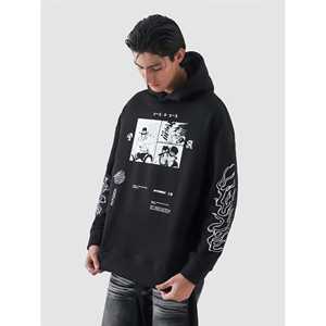 Tela de Punto 100% Algodón con Serigrafía de One Piece White Beard - Product Image 1