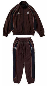 Ensemble de survêtement léger et imperméable pour homme avec logo personnalisé, coupe-vent à capuche imprimé délavé à l'acide pour le sport et le jogging - Product Image 4