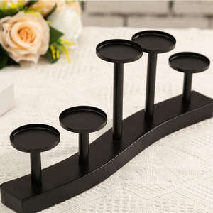 เชิงเทียนสำหรับตกแต่งบ้าน เชิงเทียนโลหะคุณภาพสูง เหมาะสำหรับสร้างแสงสว่างที่เงียบสงบ - Product Image 2