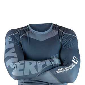 Custom UPF50 + manga corta Jiu Jitsu Rashguard BJJ camisa de compresión No-Gi MMA ropa de entrenamiento de secado rápido ropa deportiva suministro de fábrica - Product Image 5