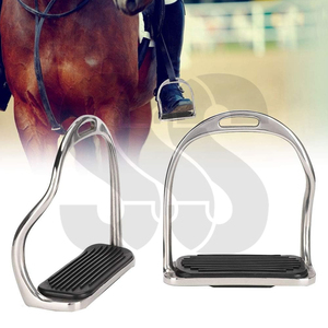 Estribos Ecuestres de Alta Calidad 2026, Reposapiés de Goma Antideslizante, Acero Inoxidable, Colores y Tamaños Personalizados para Principiantes - Product Image 4