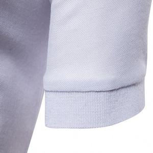 Los hombres de la mejor calidad para Polos Estilo elegante Manga corta Logotipo bordado Cuello de ajuste Patrón sólido para ropa informal de verano - Product Image 6