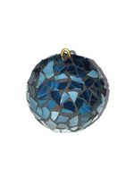 Boules de Noël suspendues en mosaïque de verre artisanale, élégantes, luxueuses, personnalisées, écologiques, durables, imperméables, effet miroir disco