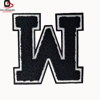Patchs en chenille personnalisés de qualité supérieure, lettres brodées sur toile, appliques 3D pour vestes, sweats à capuche, sacs, casquettes, accessoires de mode