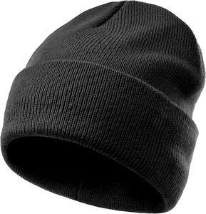 Gorro de Invierno Clásico de Lana Acanalada, Unisex, Suave y Cálido, Tejido, Personalizado para Actividades al Aire Libre, Senderismo, Viajes, Uso en Clima Frío - Product Image 5