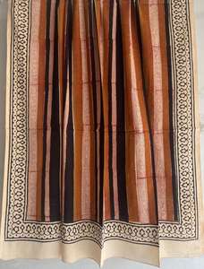 100% coton main bloc imprimé écharpe traditionnelle Jaipur artisanale écharpe Boho Chic léger à la main doux coton écharpe - Product Image 2