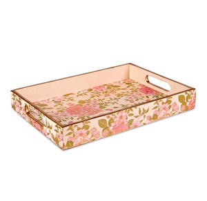 Plateau à fruits pour la maison et la cuisine en forme de rectangle unique moderne fournitures d'hôtel à domicile plateau imprimé en bois de qualité supérieure - Product Image 1