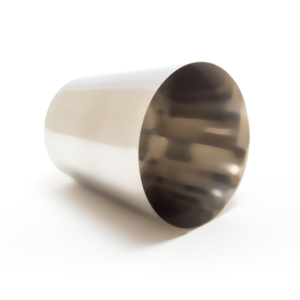 Mini tazas de Salsa de acero inoxidable y patatas fritas Cubo de metal Acabado espejo Vajilla con forma cónica para servir en la India - Product Image 2