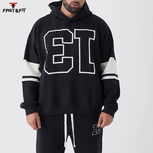 New Style Custom Pullover <b>Hoodies</b> for Women and Men 100% Cotton Size Plus for Outdoor Casual <b>Workout</b> in Winter Embroidered - Product Image 2