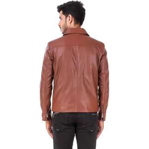 Veste en cuir de qualité au meilleur prix, veste en cuir personnalisée pour homme, veste en cuir tendance fabriquée au Pakistan - Product Image 2