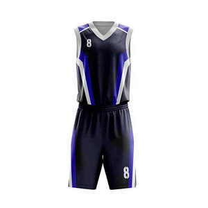 Ensembles d'uniformes de basket-ball pour adultes Dernière vente en gros d'uniformes de basket-ball personnalisés pour hommes Vêtements de basket-ball personnalisés confortables - Product Image 2